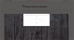 Desktop Screenshot of bonnechancecollections.com